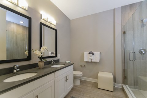 Keva Flats bathroom in Exton apartment